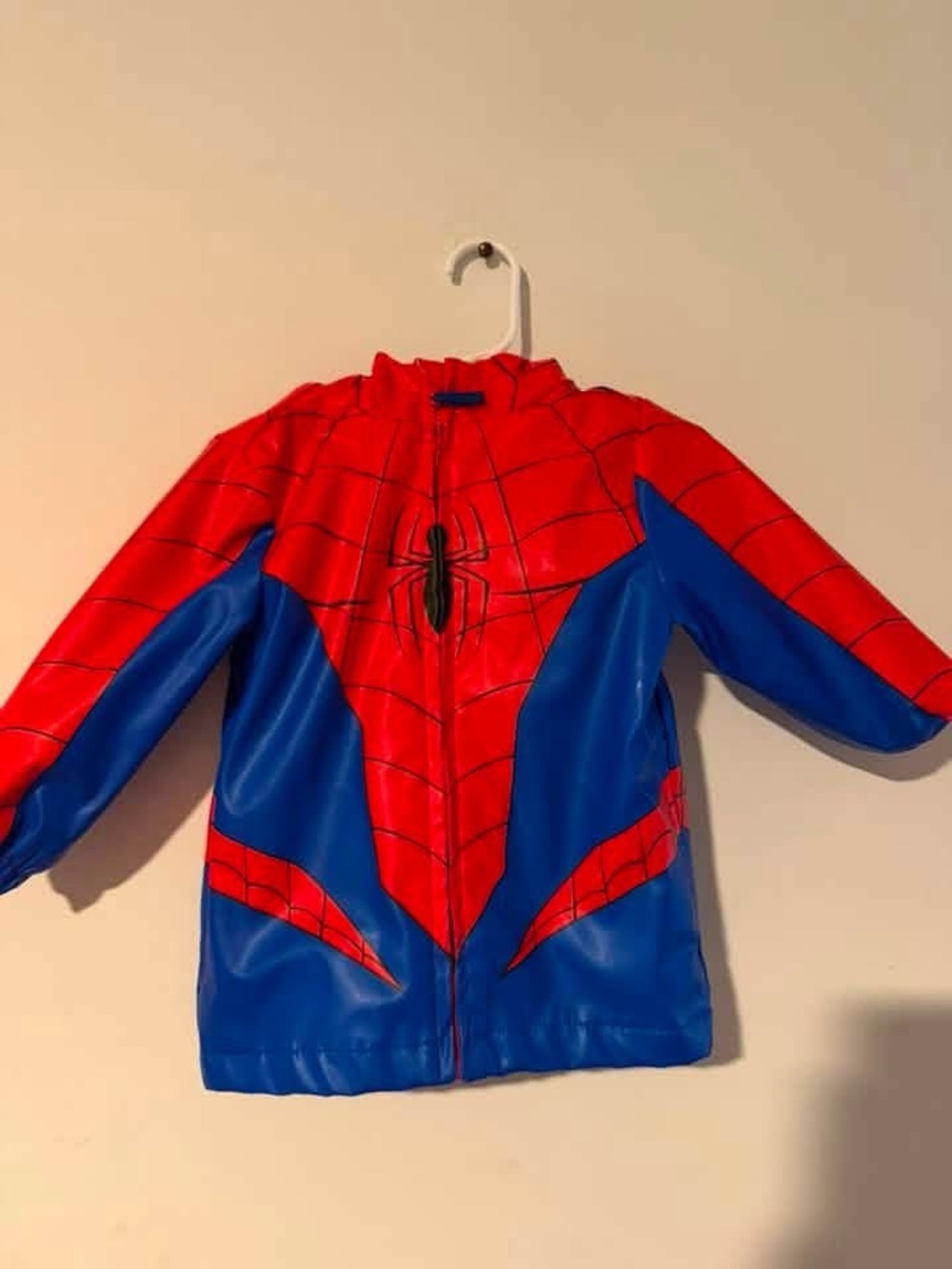 Kids Red & Blue Spider-Themed Costume Jacket - Brand